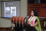 Smt Abantika Parashar, District Museum Officer, Jorhat delivering lecture on "Museum as a tool for heritage and cultural educati