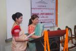 Smt Snigdha Hasnu, Director-in-Charge, Directorate of Museums, Assam delivering welcome speech
